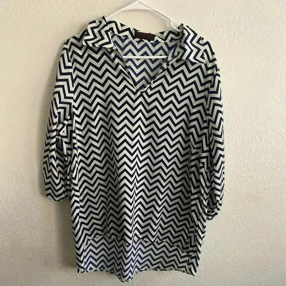 💥Esmoda Zigzag Top Lightweight - Picture 3 of 7